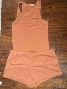 PINK Tank Top and Shorts Pajama Set